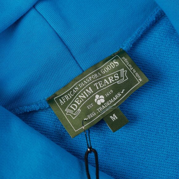 Blue Denim Tears Kapok Print Hoodie - Picture 5 of 8